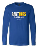 CS Softball '25 - BELLA + CANVAS - Jersey Long Sleeve Tee