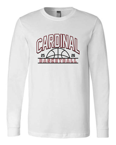 GHV Basketball '25 -BELLA + CANVAS - Jersey Long Sleeve Tee