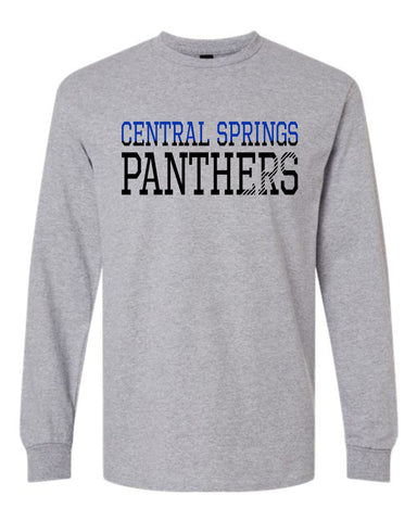 CS Spirit Shop - Gildan Long Sleeve Tee | 2 Tone CS PANTHERS