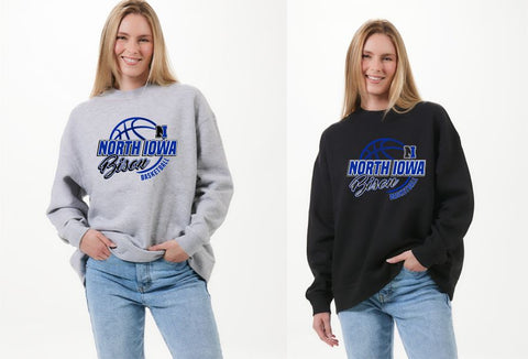 NI Basketball 2025 - U.S. Apparl Snuggly Fleece Oversized Crew