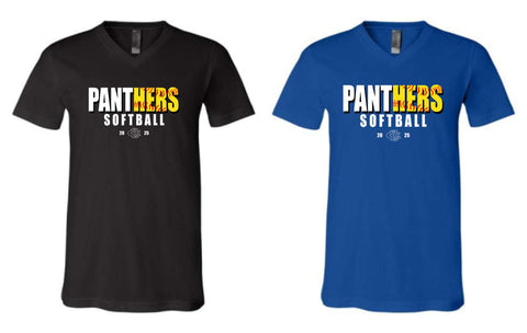 CS Softball '25 - BELLA + CANVAS - Jersey V-Neck Tee