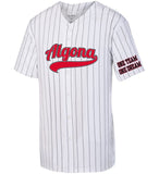 Algona Staff (ONE TEAM) - Pinstripe Full-Button Jersey