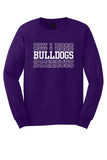 LM Bulldogs '26 -Youth & Adult Gildan Long Sleeve Tee | Design 2