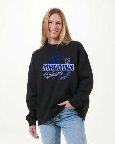 NI Basketball 2025 - U.S. Apparl Snuggly Fleece Oversized Crew