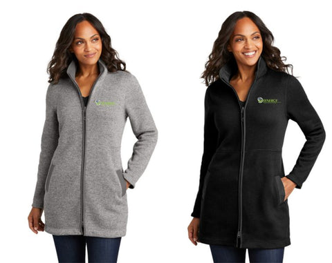 Synergy - Port Authority® Women's Arc Sweater Fleece Long Jacket