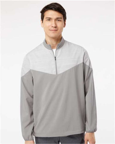 CS Staff - Adidas - Heather Chevron Quarter-Zip Windshirt