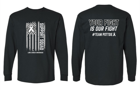 Pottsies Fundraiser - Gildan Long Sleeve Tee (Youth/Adult)