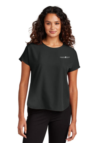 FTSB - Mercer+Mettle™ Women's Stretch Crepe Crew