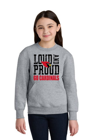 GHV Holiday '25 - Youth Core Fleece Crewneck Pocket Sweatshirt