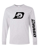 Drago - 50/50 Blend Long Sleeve Tee | +Sleeve