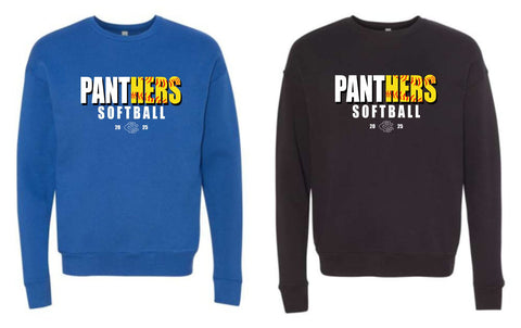 CS Softball '25 - BELLA + CANVAS - Sponge Fleece Drop Shoulder Crewneck Sweatshirt