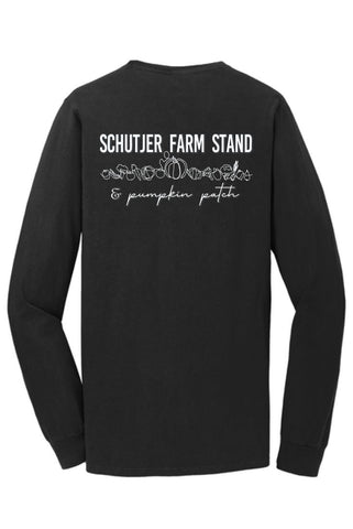 Schutjer Farm Stand - Port & Co™ Beach Wash® Garment-Dyed Long Sleeve Te