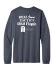 KRHC - BELLA+CANVAS® Unisex Heather CVC Long Sleeve Tee | Great People Great Care