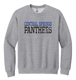 CS Spirit Shop -Gildan Crewneck Sweatshirt | 2 Tone CS PANTHERS