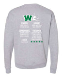 NU STATE DANCE '26 - BELLA + CANVAS Unisex Sponge Fleece Drop Shoulder Crewneck Sweatshirt