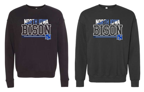 NI Holiday 2025 - BELLA + CANVAS - Sponge Fleece Drop Shoulder Crewneck Sweatshirt | Design 1