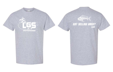 LGS -  LGS OUTDOORS + Got Yellow Bass?  Short Sleeve Tee (5 Colors)