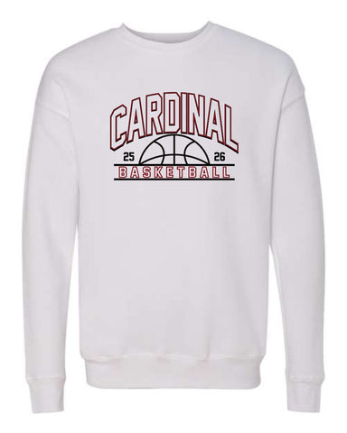 GHV Basketball '25 - BELLA + CANVAS - Sponge Fleece Drop Shoulder Crewneck Sweatshirt