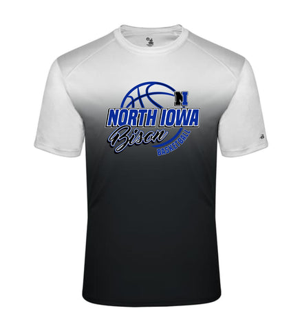 NI Basketball '25 - Badger Sport Ombre Tee
