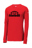 Algona Football '25 - Nike Dri-FIT Cotton/Poly Long Sleeve Tee | Football Design