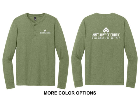 Art's Way Scientific - District® Perfect Tri® Long Sleeve Henley