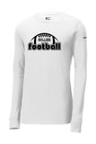 Algona Football '25 - Nike Dri-FIT Cotton/Poly Long Sleeve Tee | Football Design