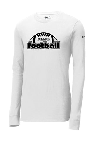 Algona Football '25 - Nike Dri-FIT Cotton/Poly Long Sleeve Tee | Football Design