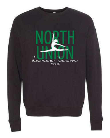 NU STATE DANCE '26 - BELLA + CANVAS Unisex Sponge Fleece Drop Shoulder Crewneck Sweatshirt
