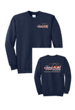 Holland Contracting - Port & Co™ Tall Essential Fleece Crewneck Sweatshirt | Equipment/Flag Design