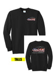 Holland Contracting - Port & Co™ Tall Essential Fleece Crewneck Sweatshirt | Equipment/Flag Design