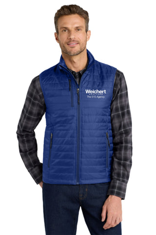 W. Realtors -Port Authority® Packable Puffy Vest (Embroidered)