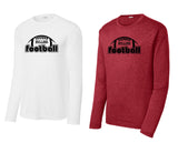 Algona Football '25 - Sport-Tek® Long Sleeve Heather Contender™ Tee  |Football Design