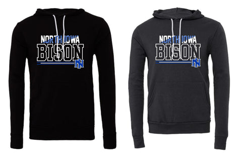 NI Holiday 2025 - BELLA + CANVAS - Sponge Fleece Hoodie | Design 1