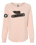 ABS-Independent Trading Co. Women's California Wave Wash Crewneck Sweatshirt