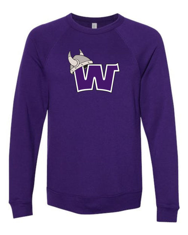 Waldorf Homecoming '25- BELLA + CANVAS Unisex Sponge Fleece Raglan Crewneck Sweatshirt