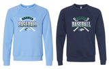 BK Baseball '25 - BELLA + CANVAS - Sponge Fleece Raglan Crewneck Sweatshirt