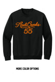 A.Crooks - Gildan® Heavy Blend™ Crewneck Sweatshirt (Youth/Adult) | Orange AC Rope