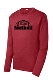 Algona Football '25 - Sport-Tek® Long Sleeve Heather Contender™ Tee  |Football Design