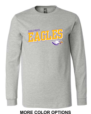 EG Spirit Store '25 - BELLA + CANVAS Unisex Jersey Long Sleeve Tee | Eagles
