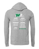 NU STATE DANCE '26 - BELLA + CANVAS Unisex Sponge Fleece Hoodie Sweatshirt