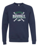 BK Baseball '25 - BELLA + CANVAS - Sponge Fleece Raglan Crewneck Sweatshirt