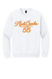 A.Crooks - Gildan® Heavy Blend™ Crewneck Sweatshirt (Youth/Adult) | Orange AC Rope