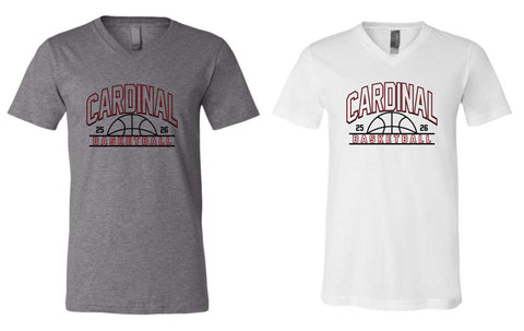 GHV Basketball '25-BELLA + CANVAS -  V-Neck Tee