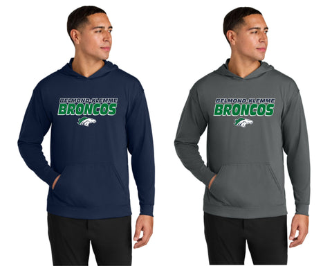 BK BTS '25 - A4 Softek Long Sleeve Hooded Tee | BK Broncos