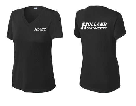 Holland Contracting - Sport-Tek® Women's PosiCharge® Competitor™ V-Neck Tee