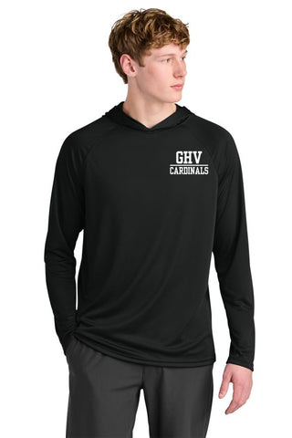 GHV Holiday '25 -  A4 Cooling Performance Long Sleeve Hooded Tee
