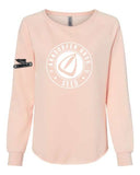 ABS-Independent Trading Co. Women's California Wave Wash Crewneck Sweatshirt