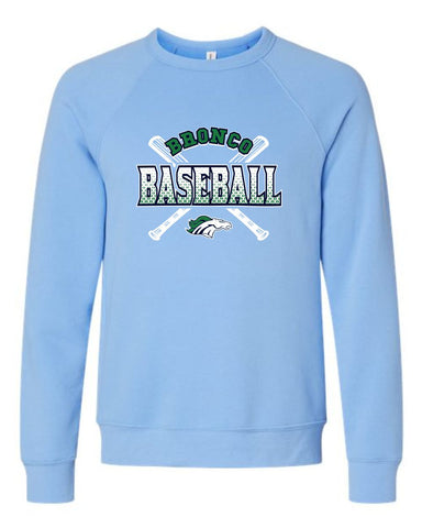 BK Baseball '25 - BELLA + CANVAS - Sponge Fleece Raglan Crewneck Sweatshirt