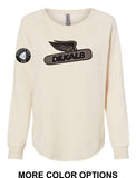 ABS-Independent Trading Co. Women's California Wave Wash Crewneck Sweatshirt