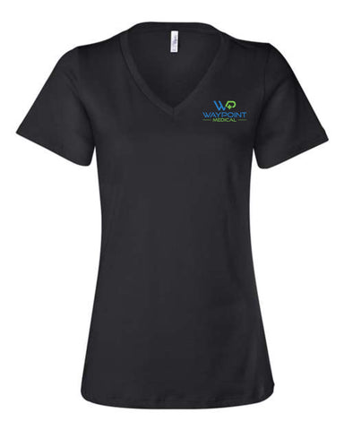 Waypoint Medical Staff - BELLA + CANVAS - Women’s Relaxed Jersey V-Neck Tee
